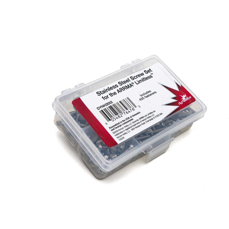 Dynamite Schrauben Stainless Steel Screw Set: Arrma Limitless Dynamite Stainless Steel Screw Set_ Arrma Limitless - RC-Zubehoer