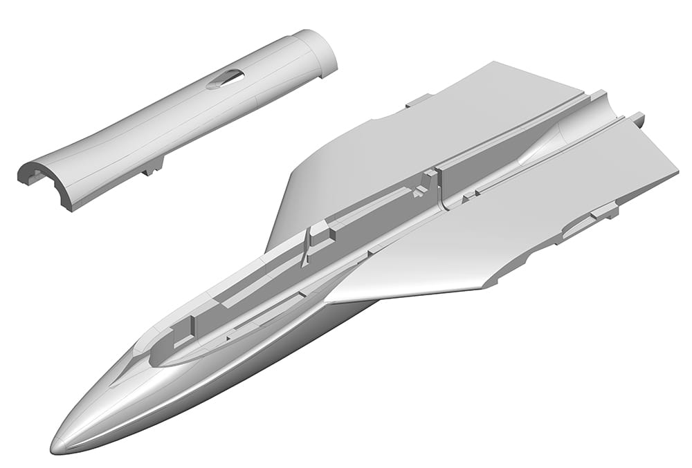 Multiplex Rumpf mit Deckel FunJet 2