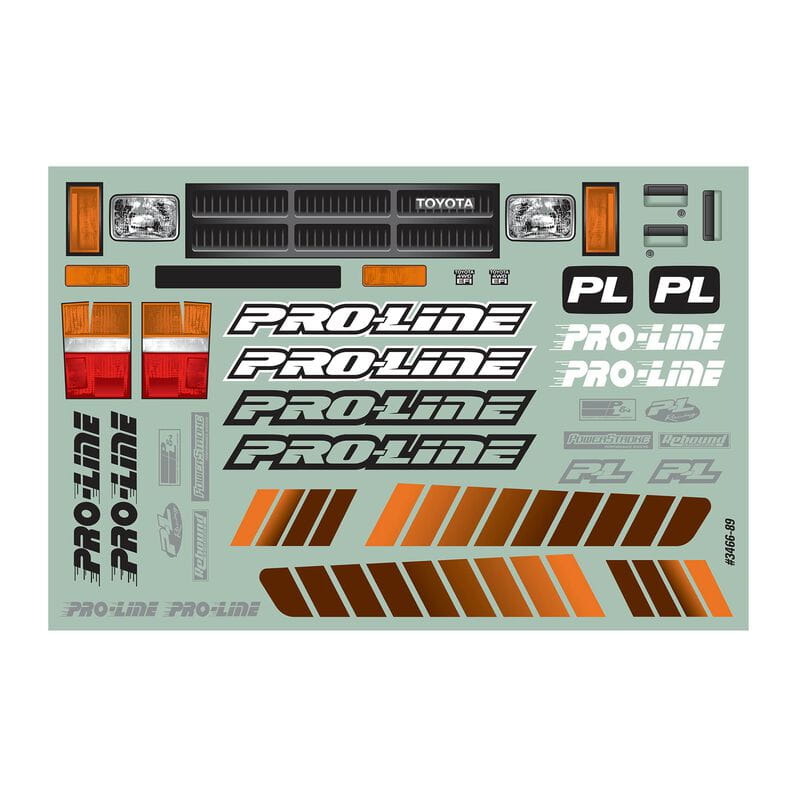 Proline 85 Toyota HiLux SR5 Clr Body_SCX10 Honcho 12.3 WB - RC-Zubehoer