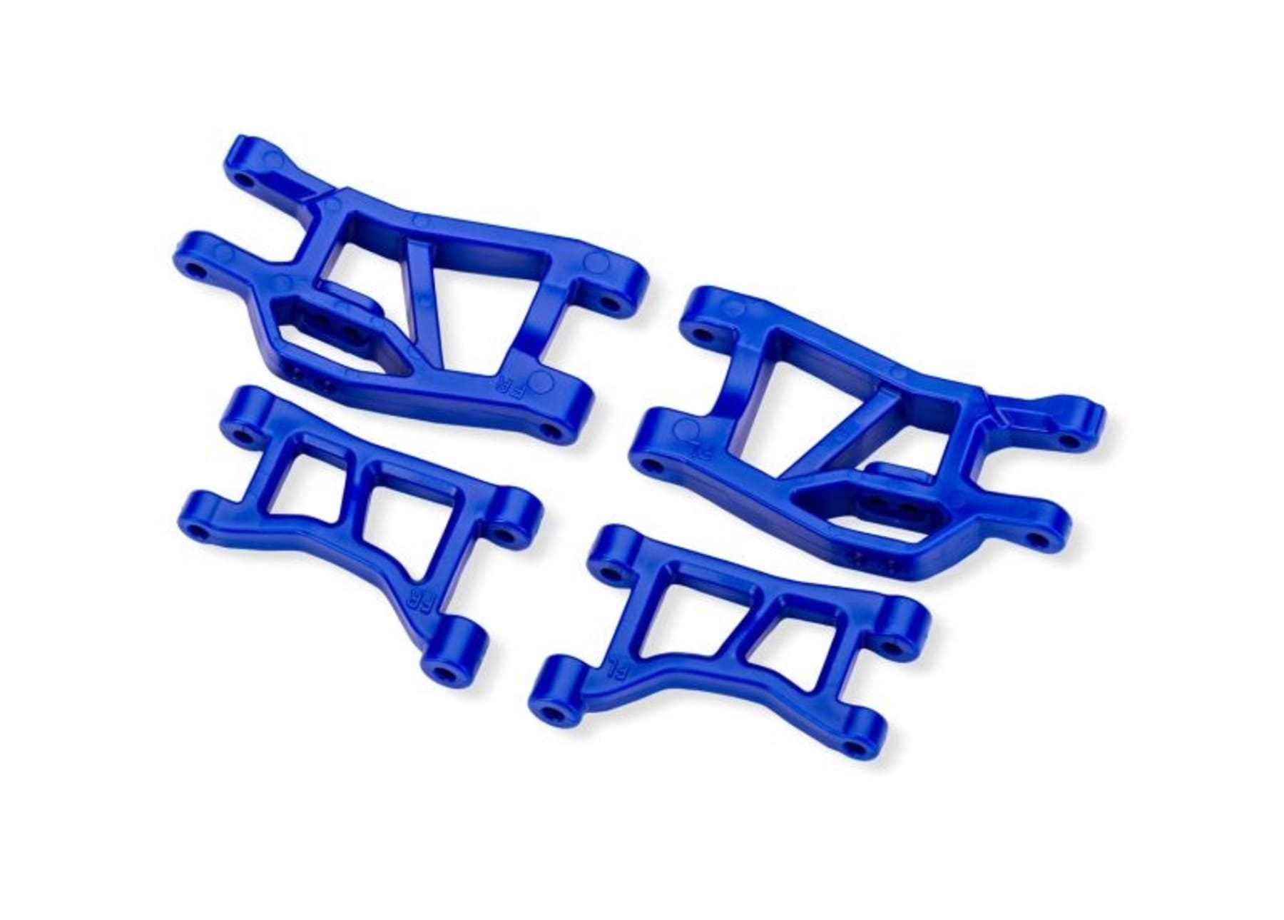 Querlenker vorn oben_unten l_r blau fuer Mini Slash 4x4 _ andere fuer RC Modelle