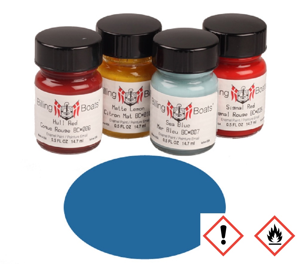 Billing Boats Mediterran blau 22 ml Acryl Farbe