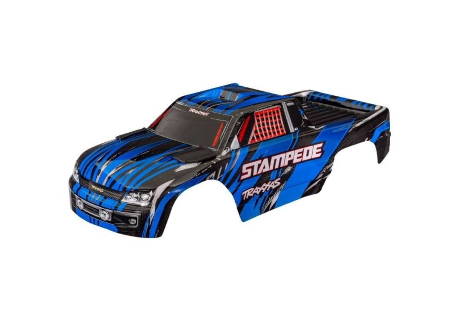 Traxxas F Stampede - VXL blau clipless mit Aufkleber - RC-Zubehoer