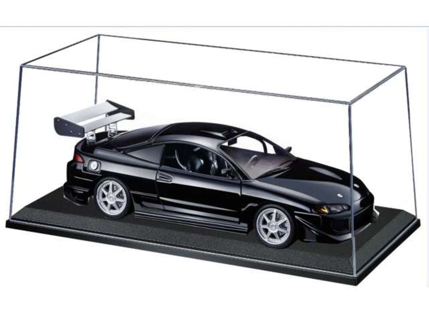 Triple9 Modellauto-Vitrine 1_18 stapelbar mit schwarzer Basis_