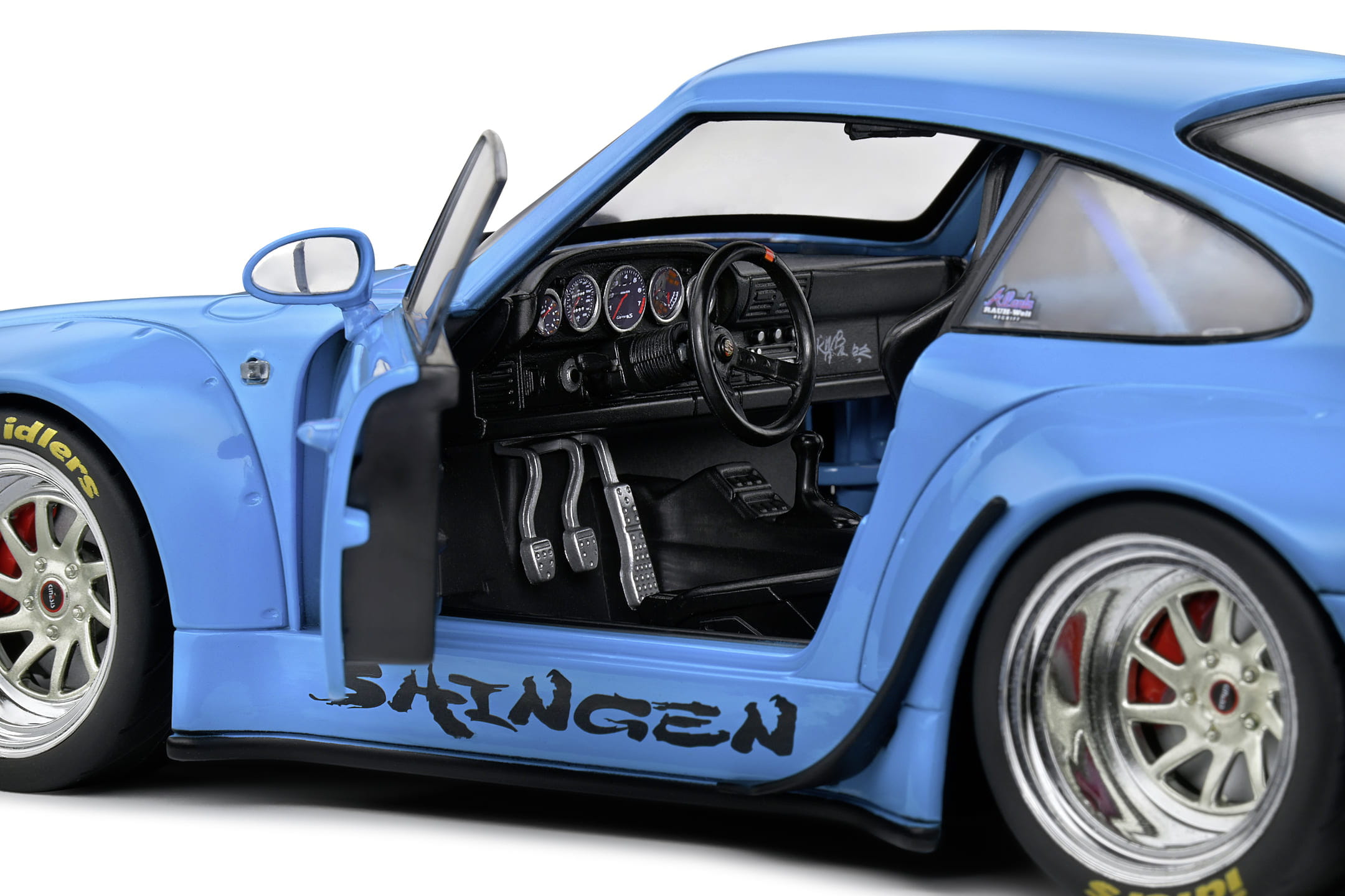 Solido Porsche RWB Bodykit Shingen Blau 2018 Modellauto 1_18