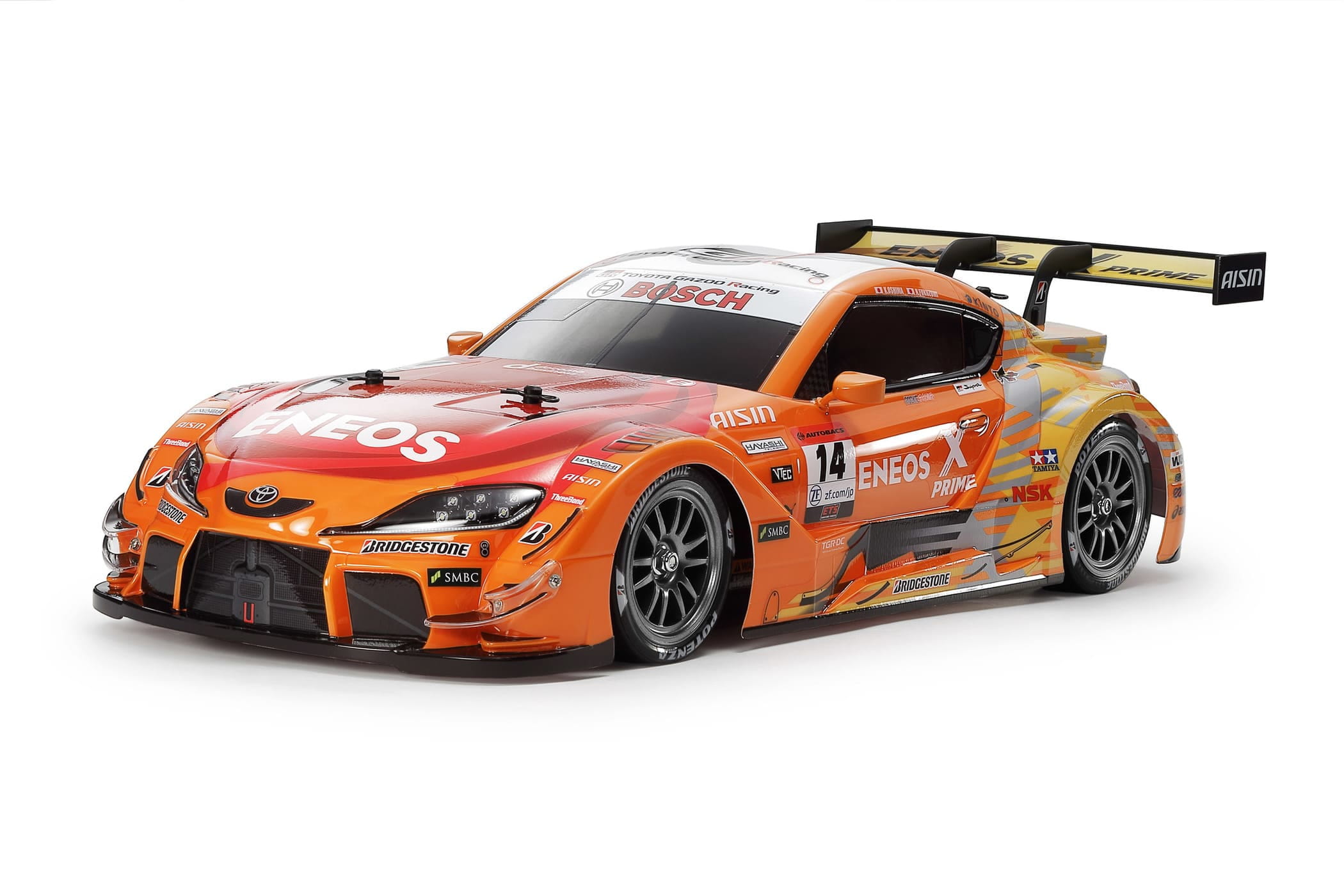 Tamiya 1_10 RC ENEOS X Prime GR Supra TT-02 Modellauto auf TT-02 Chassis