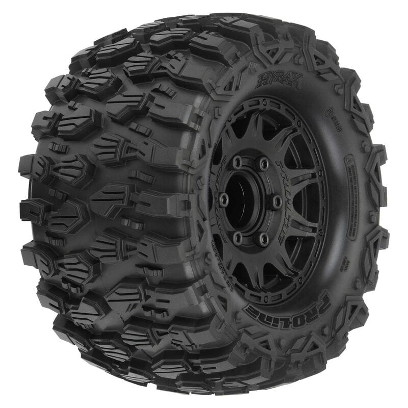 Proline Monster Truck Reifen Hyrax 2.8 MTD Black 6x30 F/R 2St. Proline Monster Truck Reifen Hyrax 2.8 MTD Black 6x30 F/R 2St.