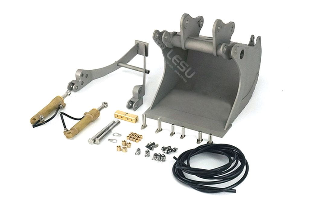 Lesu Greifschaufel hydraulisch fuer 74t-Bagger - RC-Zubehoer