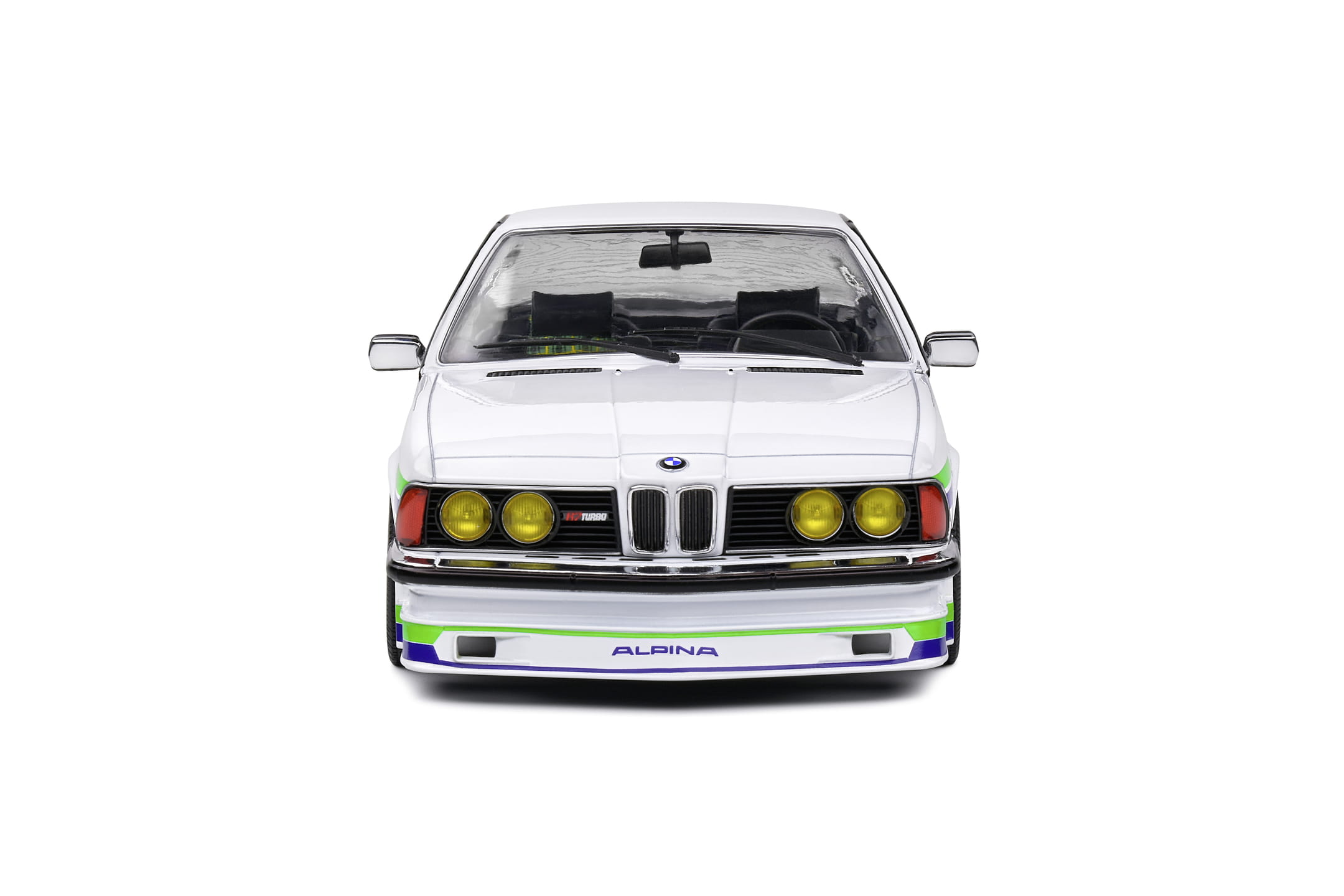 Solido Alpina B7 Turbo E24 1984 Weiss Standmodellauto im Massstab 1_18