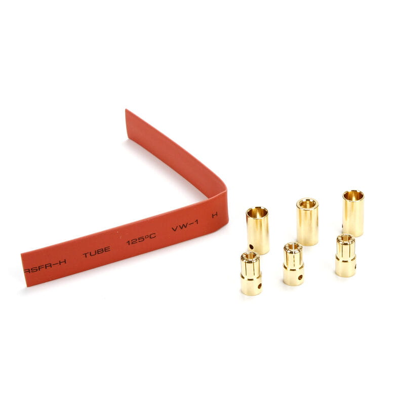 E-flite Goldkontaktsteckerset 6,5 mm (3 Stk)