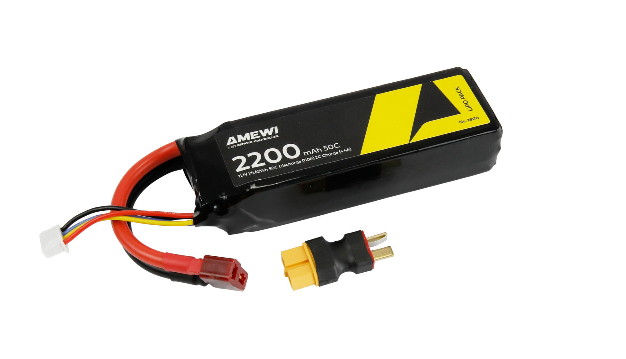 Amewi LiPo Akku 3S 11_1V 2200mAh 50C T-Plug - Art_-Nr. 28170