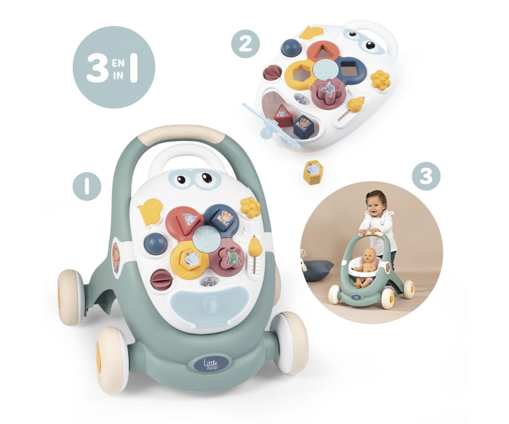 Smoby Little 3-in-1 Lauflernwagen