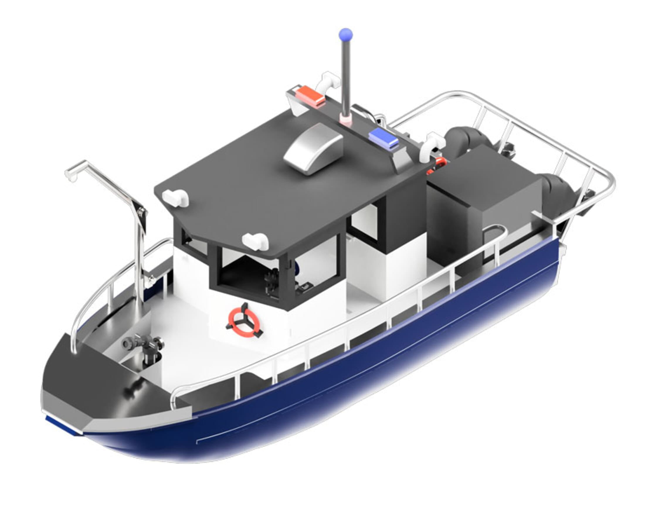 Tuerkmodel Rettungsboot Fire Boat 1_50 Bausatz - RC-Zubehoer