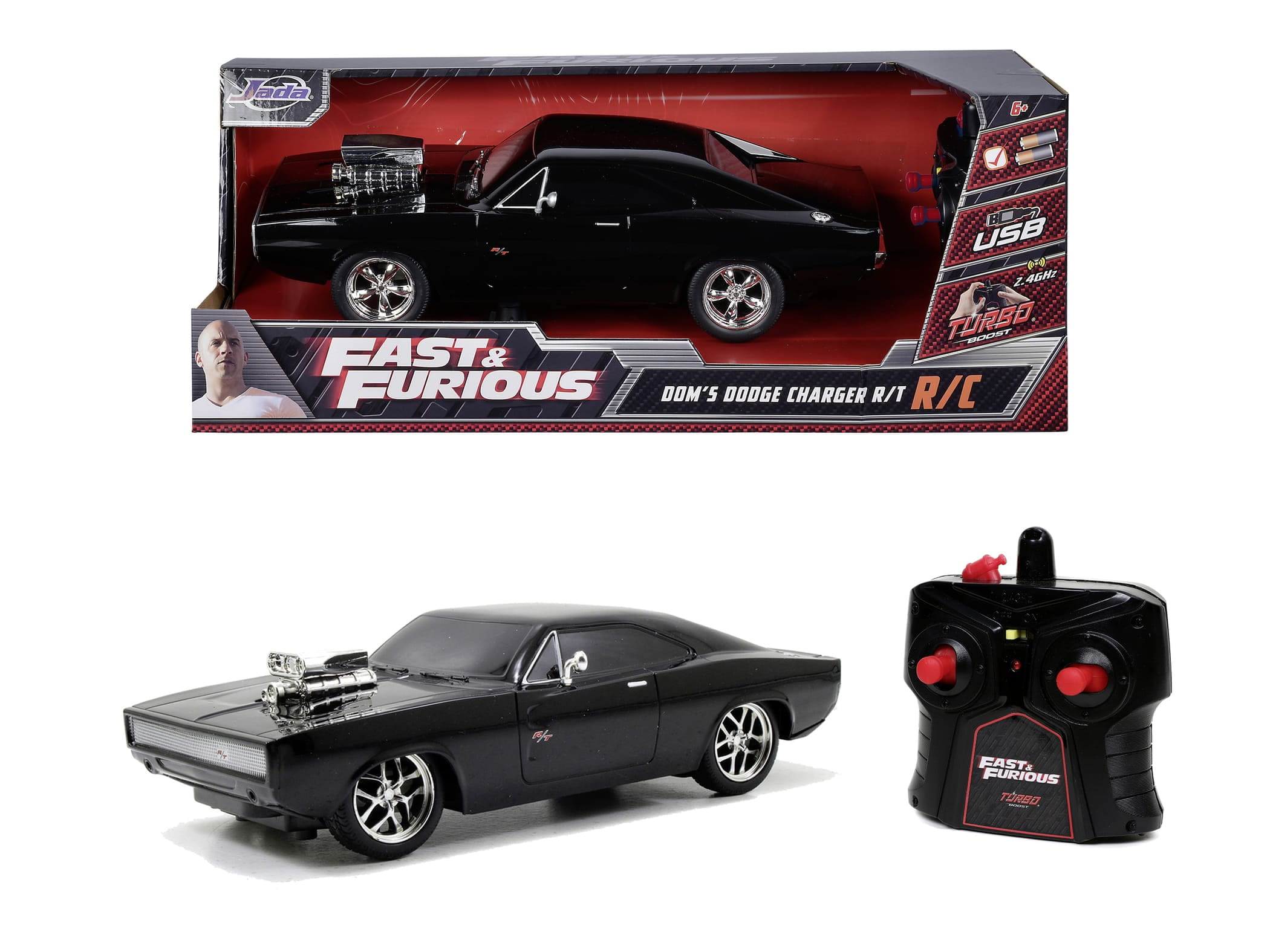 Jada Fast-Furious RC 1970 Dodge Charger 1_16 9397584314R04 - RC-Zubehoer