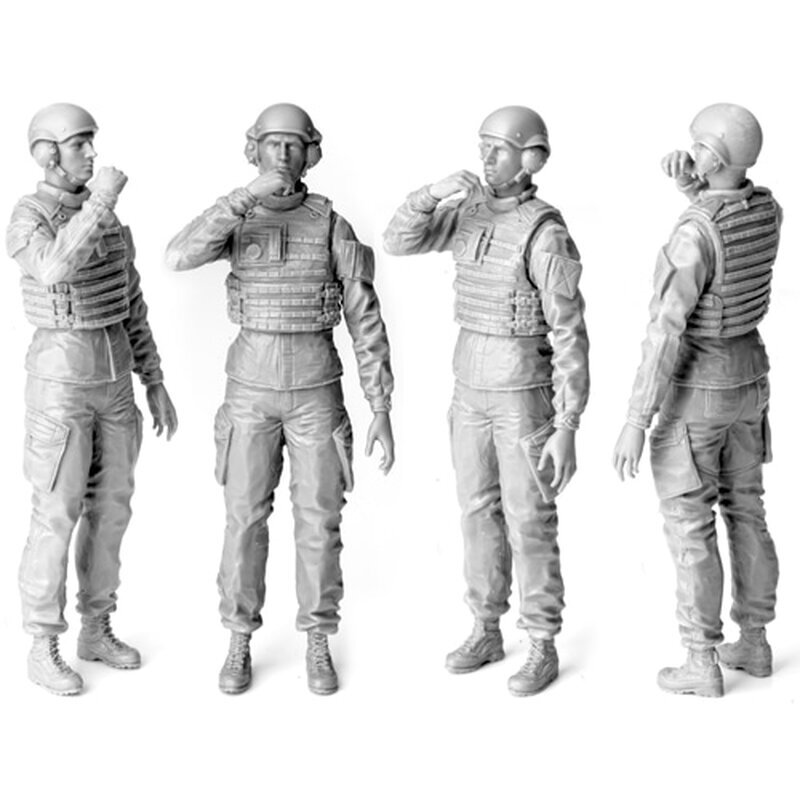 Torro 1_16 Figurenbausatz Britischer Panzerkommandant - RC-Zubehoer