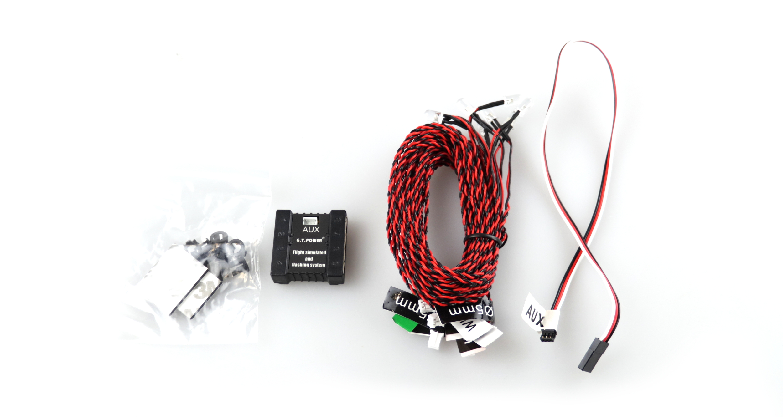 Amewi LED Flugzeug Lichtsystem mit Kontrolleinheit - RC-Zubehoer