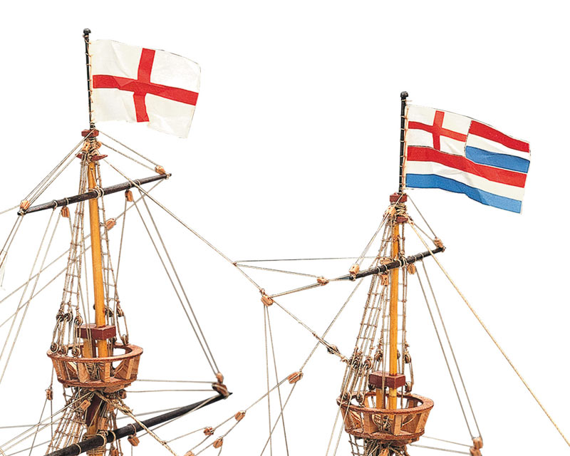Golden Hind Bausatz im Massstab 1_53 von Mamoli fuer Modellbau-Enthusiasten