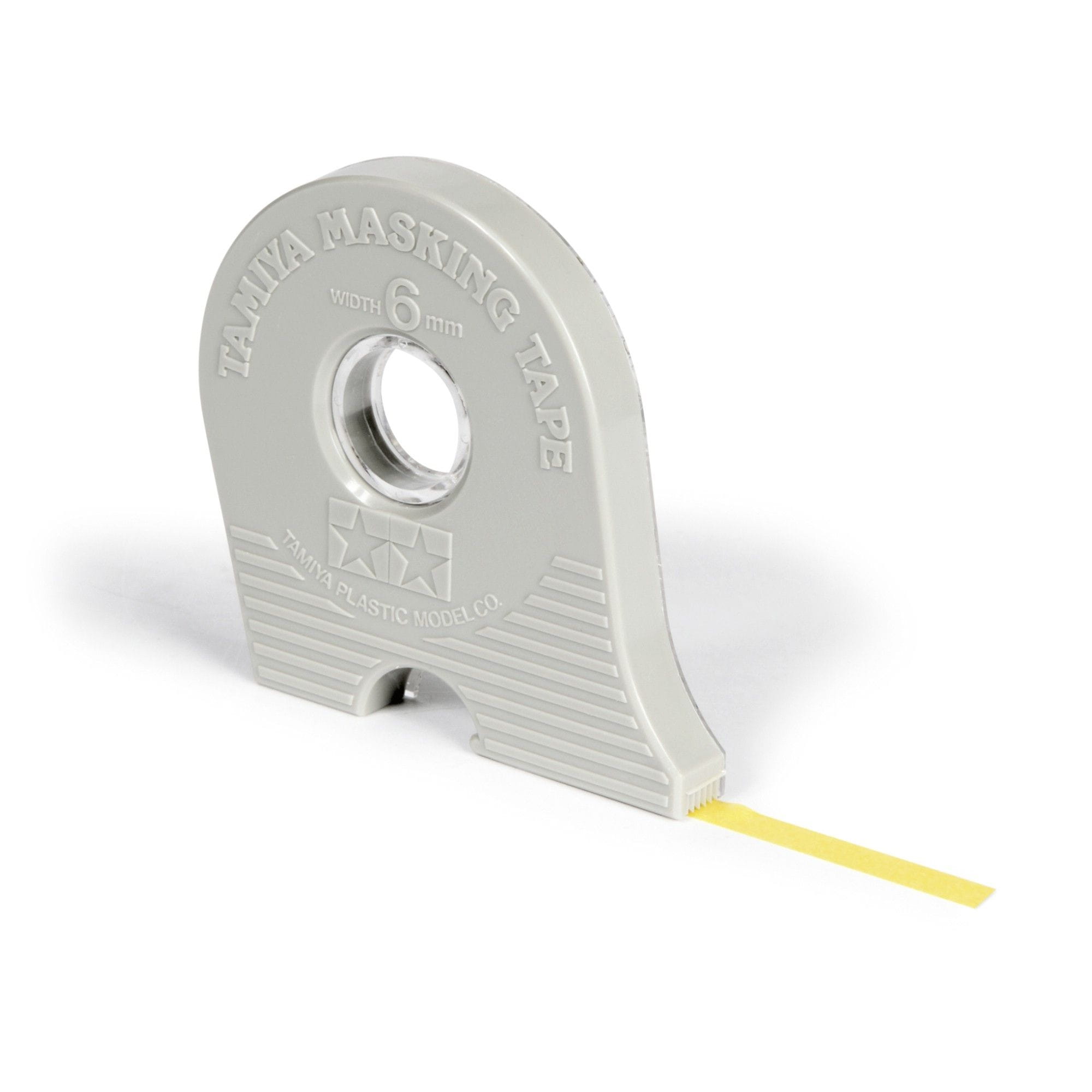 tamiya masking tape 6mm 18m abroller modellbau lackierungen TAMIYA Masking Tape 6mm x 18m mit Abroller fuer Modellbau-Lackierungen