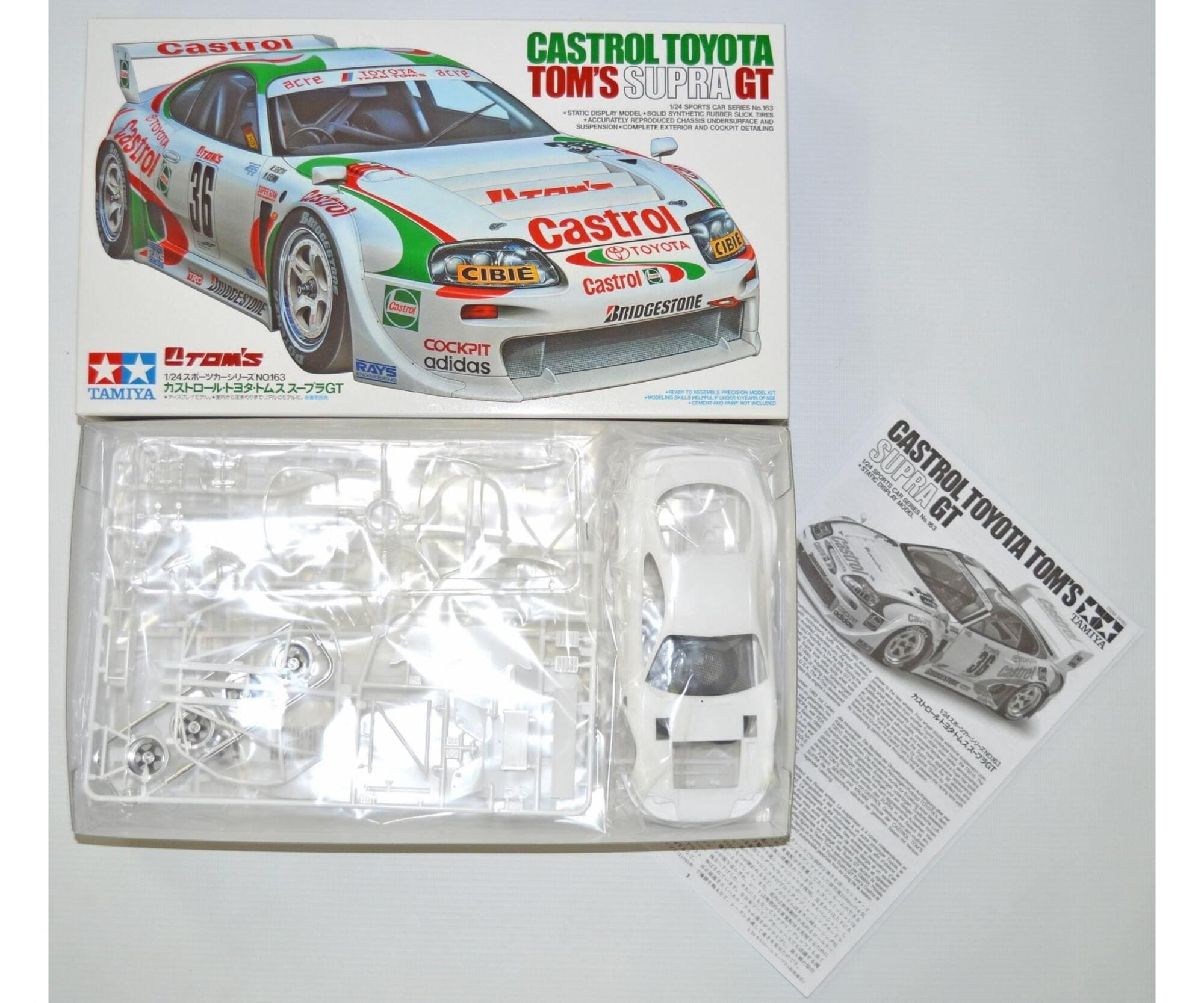 Tamiya 1_24 Castrol Toyota Tom’s Supra GT Modellbausatz Bausatz