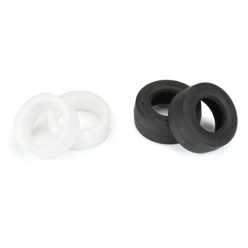 Proline 1_16 Reaction HP No-Prep BELTED Rear Reifen _2_ Losi Mini Drag - RC-Zubehoer