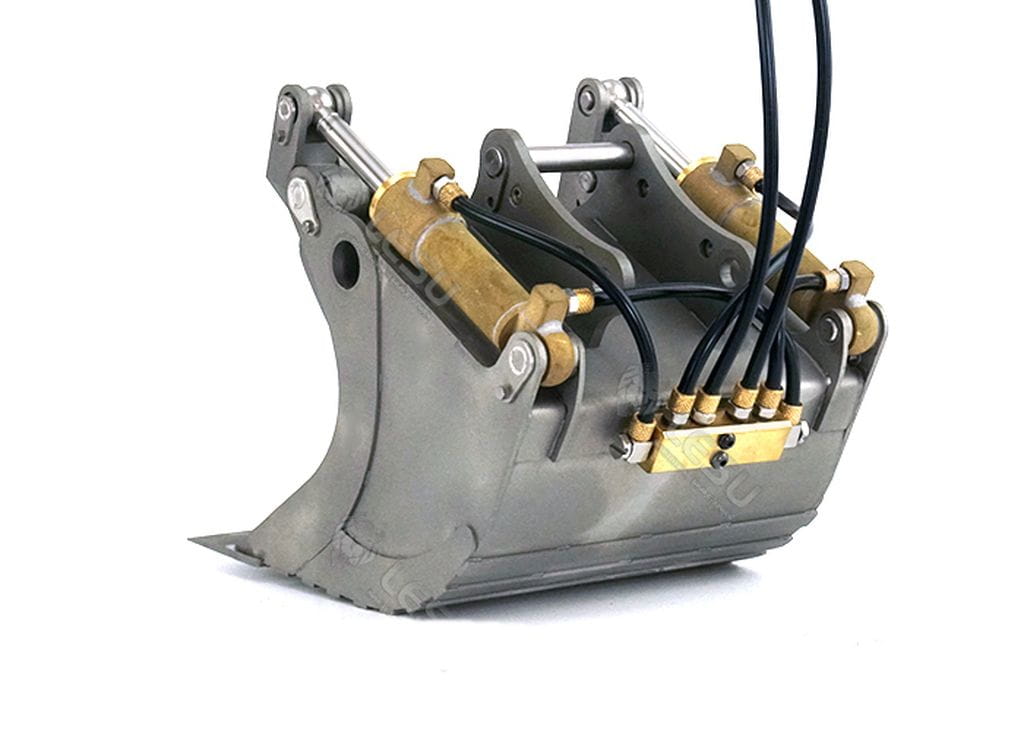 Lesu Greifschaufel hydraulisch fuer 36t-Bagger - RC-Zubehoer