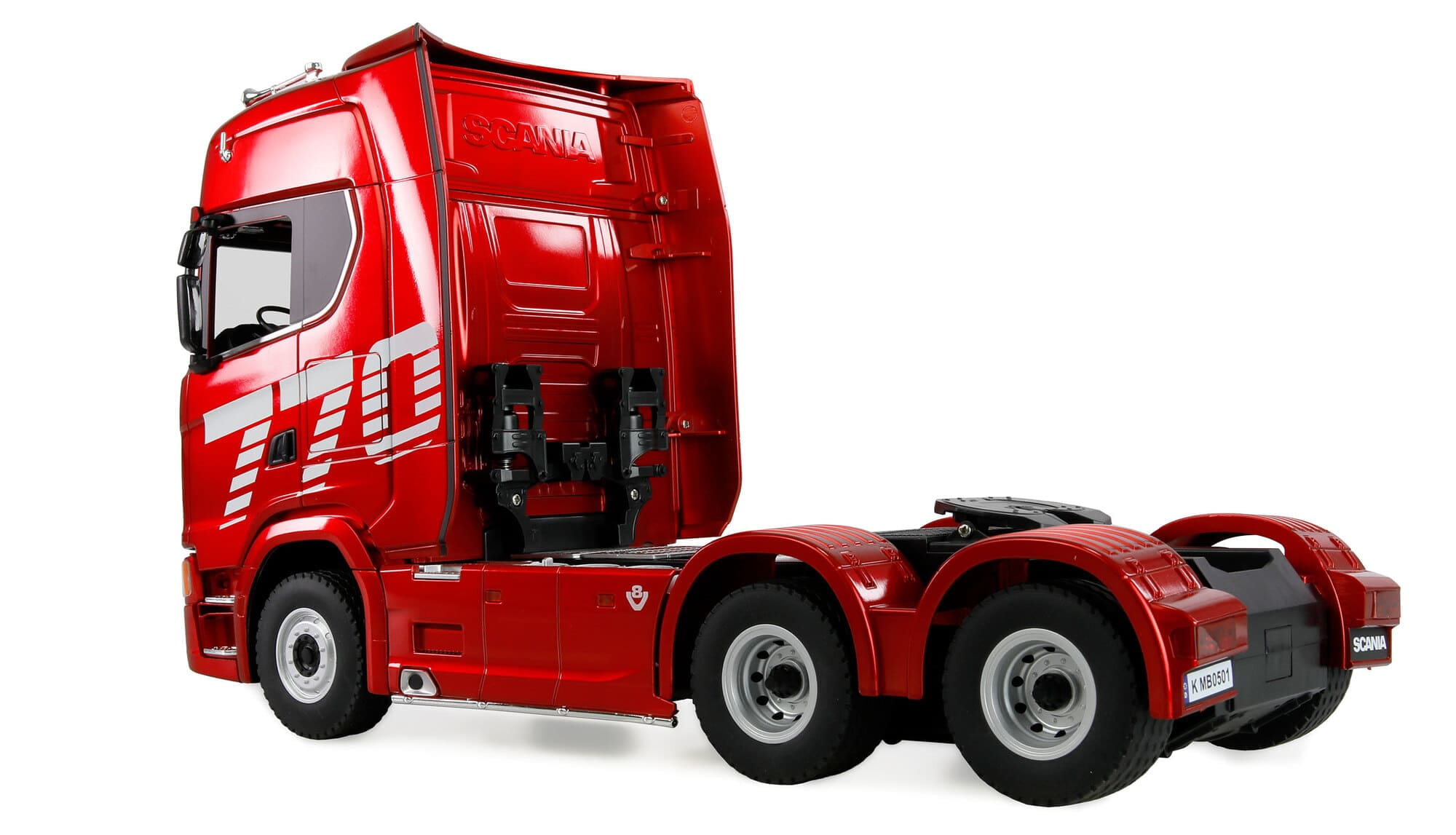 Amewi Scania 770 S 1:18 RC LKW mit Tieflader RTR
