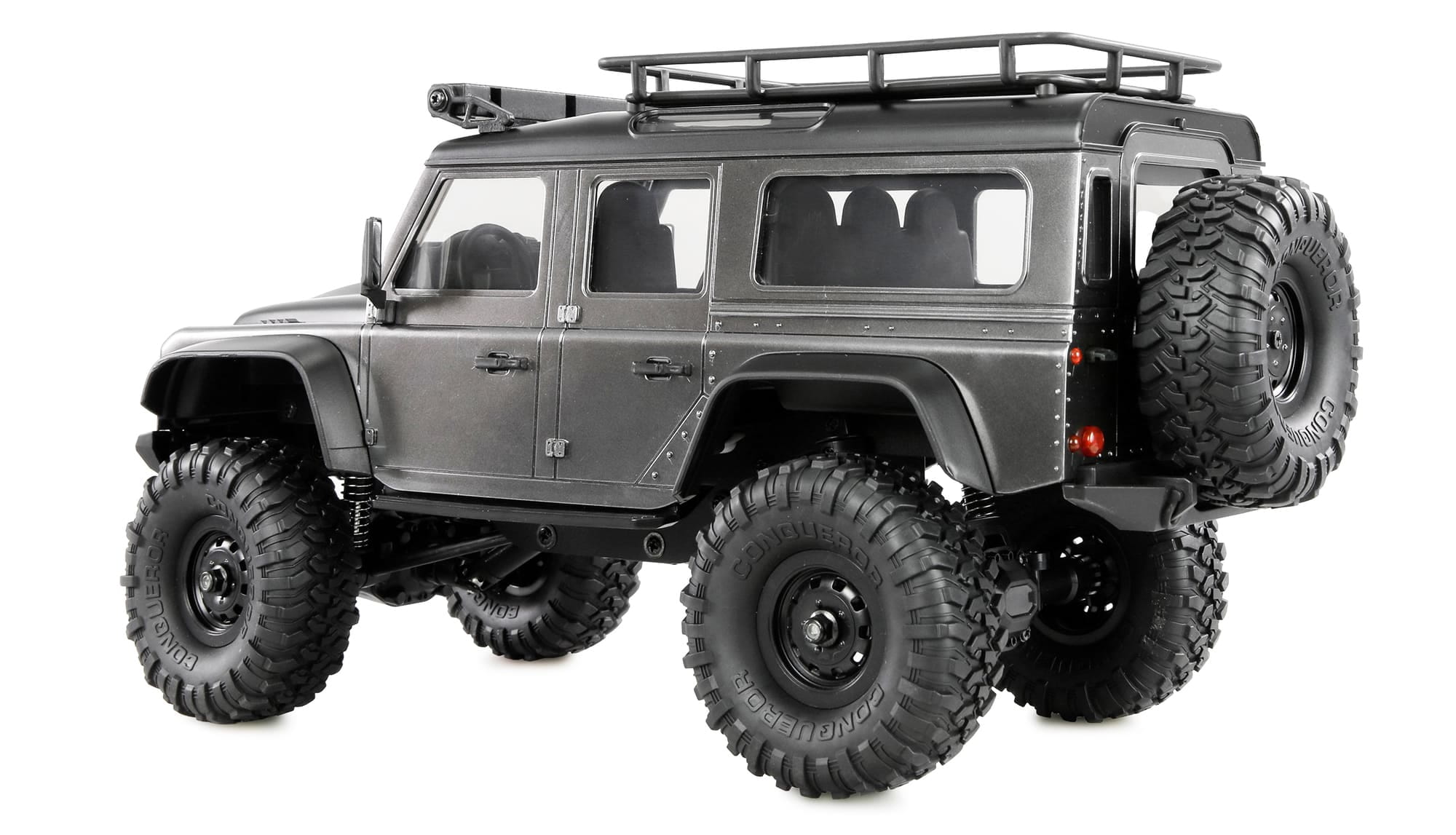 Amewi AMXRock Mini-D90 Crawler 1_16 RTR 4WD grau mit LED