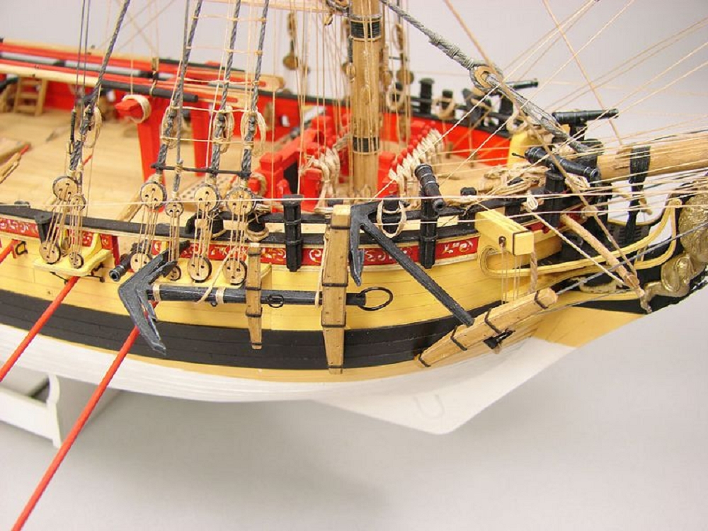 HMS WOLF 1752 Laser-Cut Modellbausatz 1_72 Schiffsmodell Bausatz