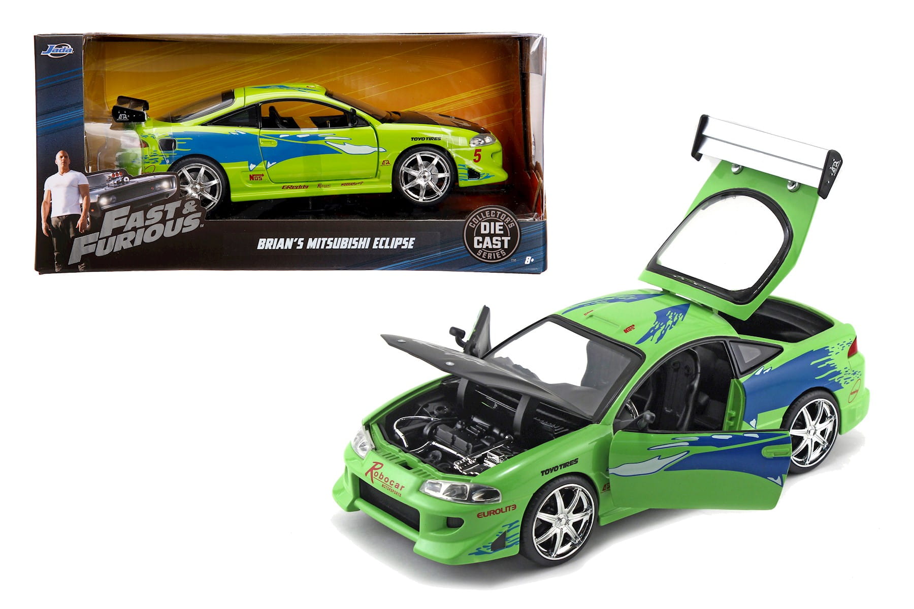 Jada Toys Fast _ Furious 1995 Mitsubishi Eclipse Modellauto 1_24_