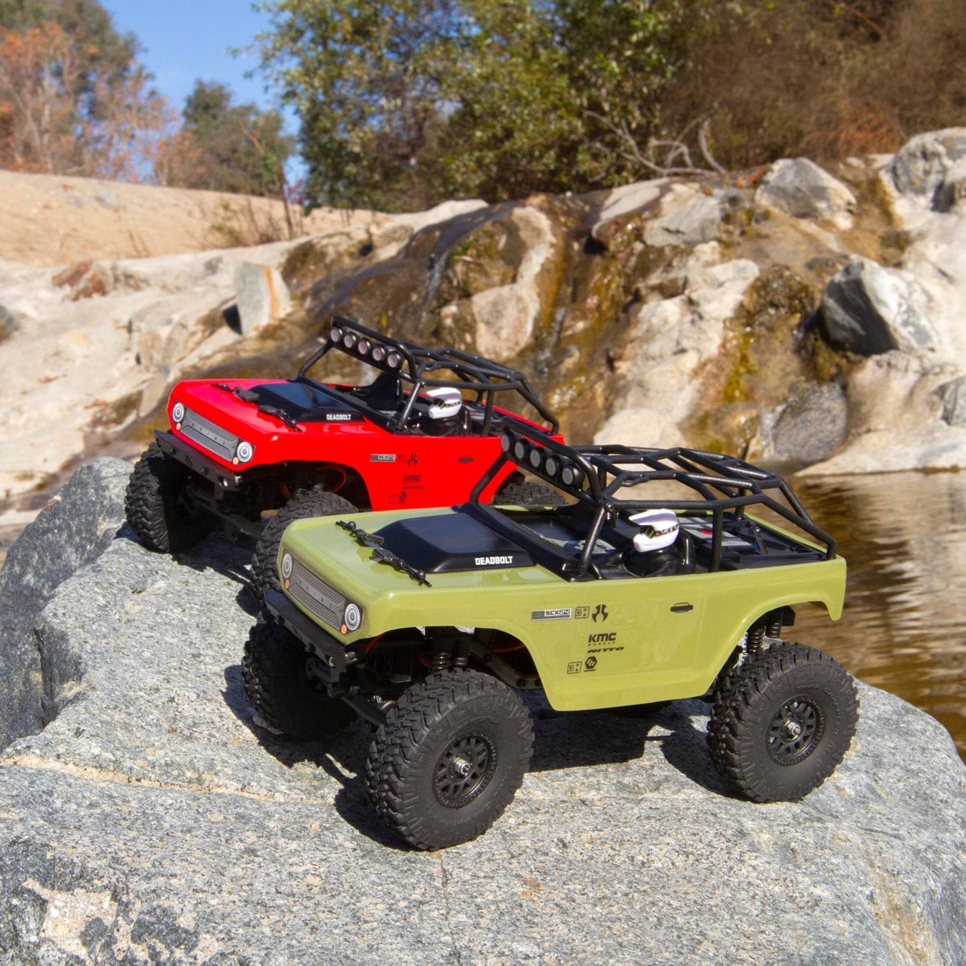 Axial SCX24 Deadbolt 1/24th Scale Elec 4WD - RTR, Red Axial SCX24 Deadbolt 1/24th Scale Elec 4WD - RTR, Red