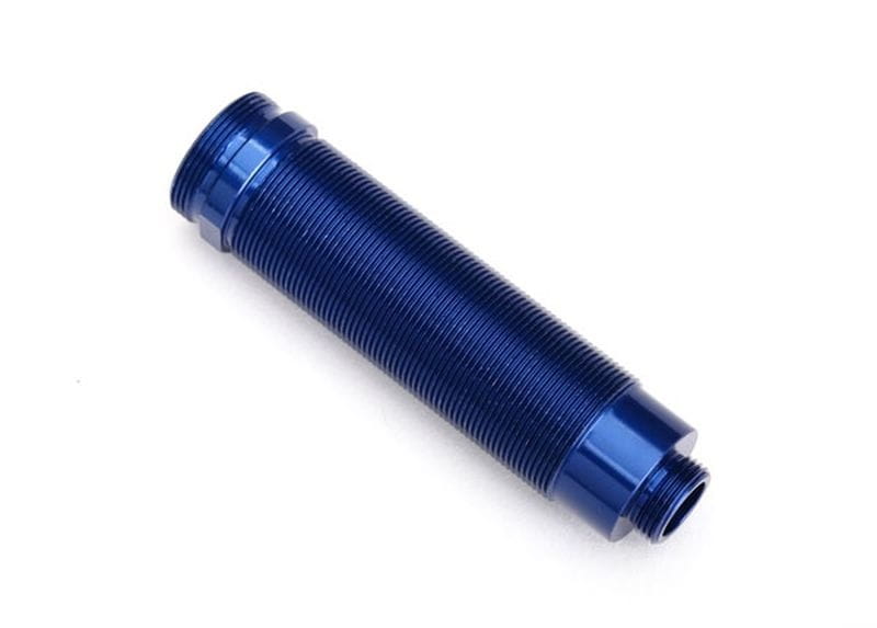 Traxxas Daempfergehaeuse GTR_ 64mm blau Alu vo Gewinde - RC-Zubehoer