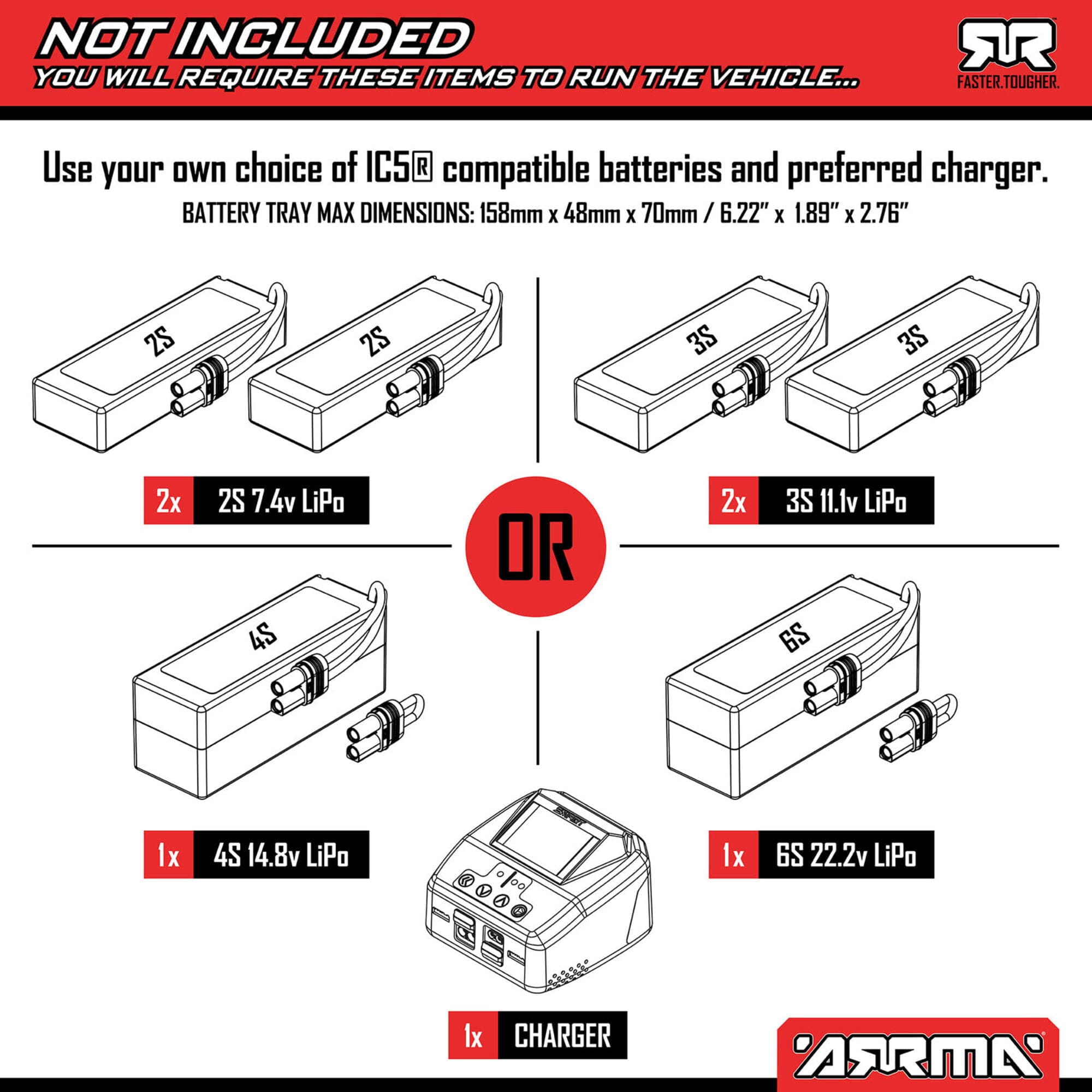 Arrma TALION 6S EXB RC Speed Truck 1_7 Brushless RTR