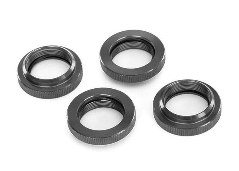 Traxxas GTX Einstell Federhalter Aluminium grau (4)