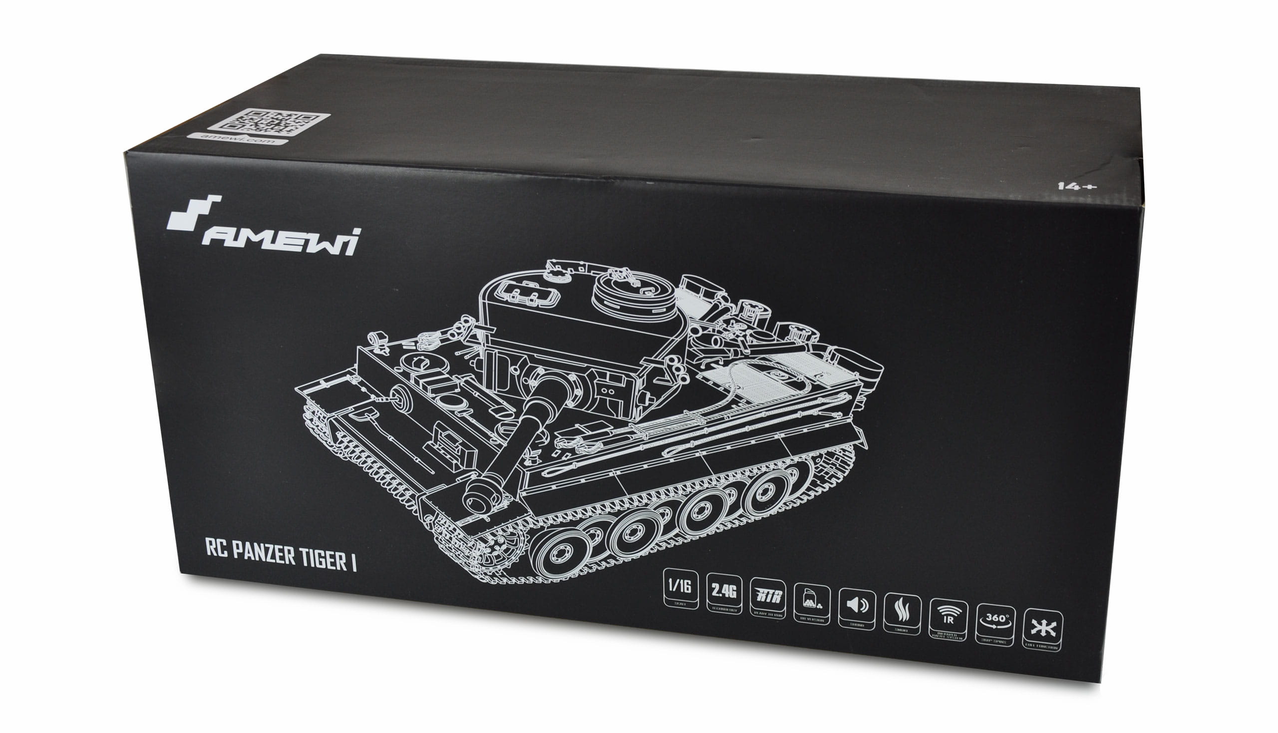 Amewi RC Tiger 1 1_16 Advanced Line mit BB- und IR-Schuss