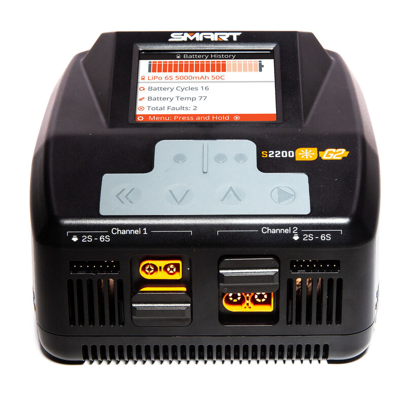 Spektrum S2200 Smart G2 Ladegeraet mit 2x200W Leistung