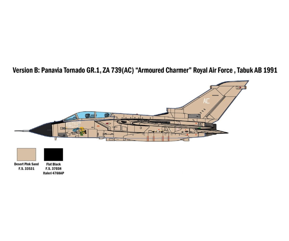 Modellbausatz Italeri Tornado GR.1_IDS im Massstab 1_48 aus dem Golfkrieg_