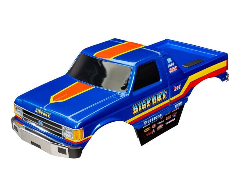 Traxxas Karosserie BIGFOOT No.8 blau - RC-Zubehoer