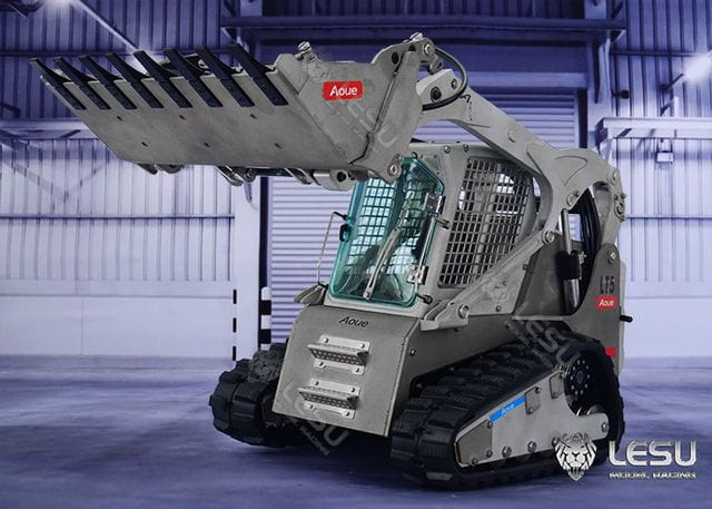 Thicon 1_14 Kompaktlader mit Kettenfahrwerk weiss_schwarz Bausatz - RC-Zubehoer