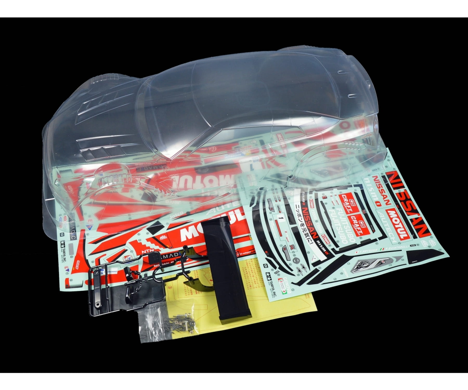 Tamiya MOTUL Autech GT-R Karosserie klar unlackiert 1_10