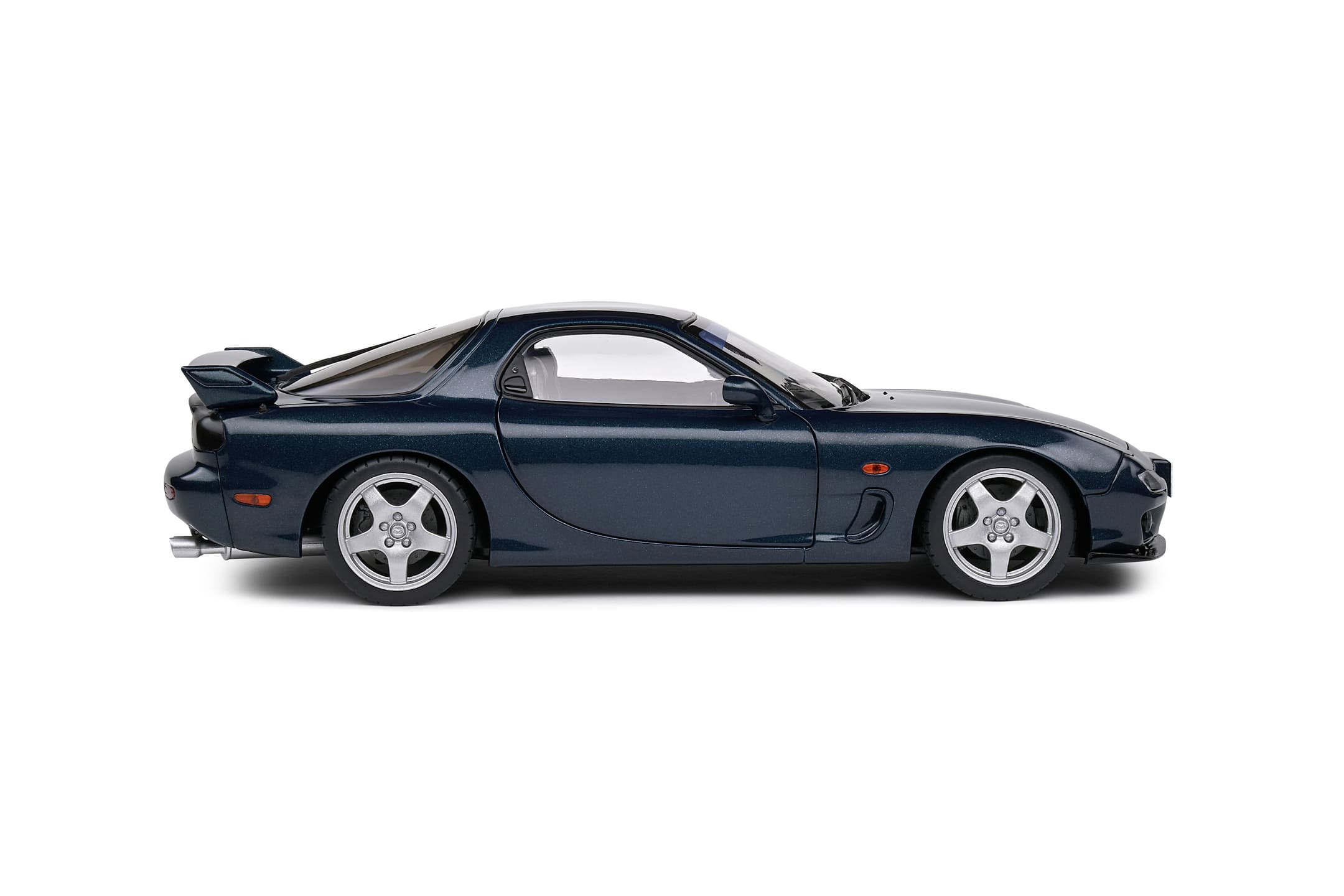 Mazda RX-7 FD3RS Modell 1_18 1994 in Montego Blue Mica_ Die-cast_ bewegliche Tueren