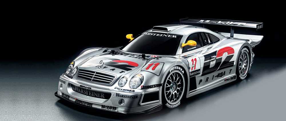 Tamiya 1:10 RC Car Mercedes Benz CLK-GTR 1997 TT-01E Bausatz Komplett Set