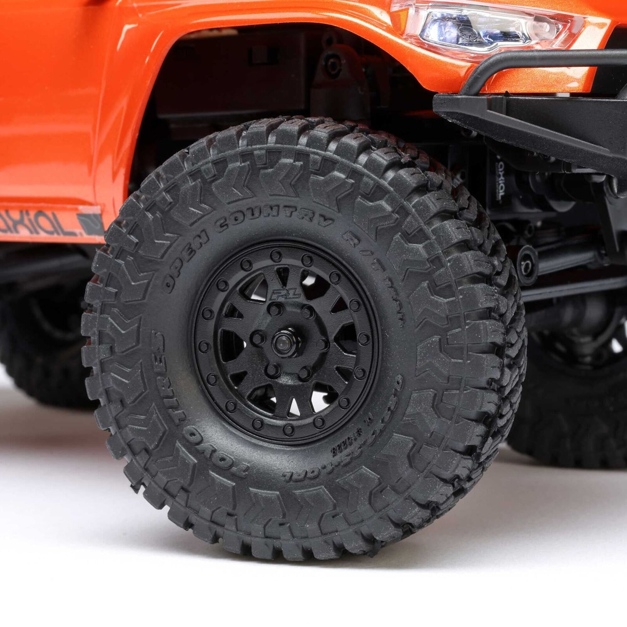 Axial SCX24 Toyota 4Runner RC Crawler im Massstab 1_24 Axial SCX24 Toyota 4Runner 1_24 RTR RC Rock Crawler orange