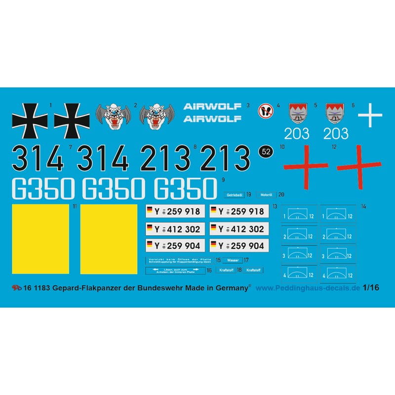 Torro Gepard mehrere Versionen 5. Pz Flak Btl 12 und andere - RC-Zubehoer