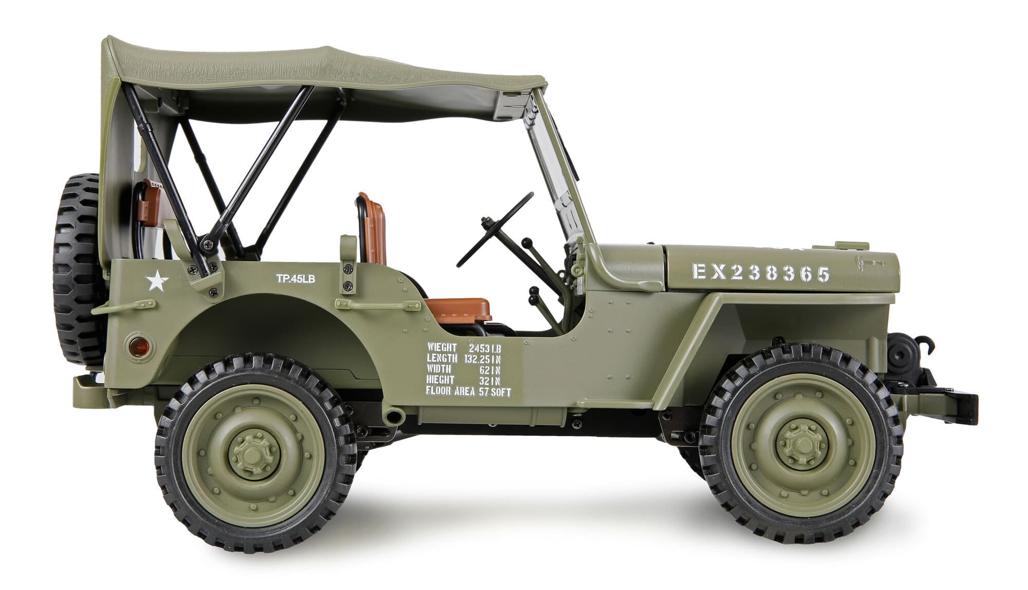 Amewi Jeep Willys MB 1_14 Scale Crawler 4WD RTR gruen