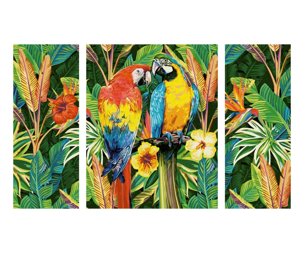 Schipper Malen nach Zahlen Papageien im Regenwald (Tripty)