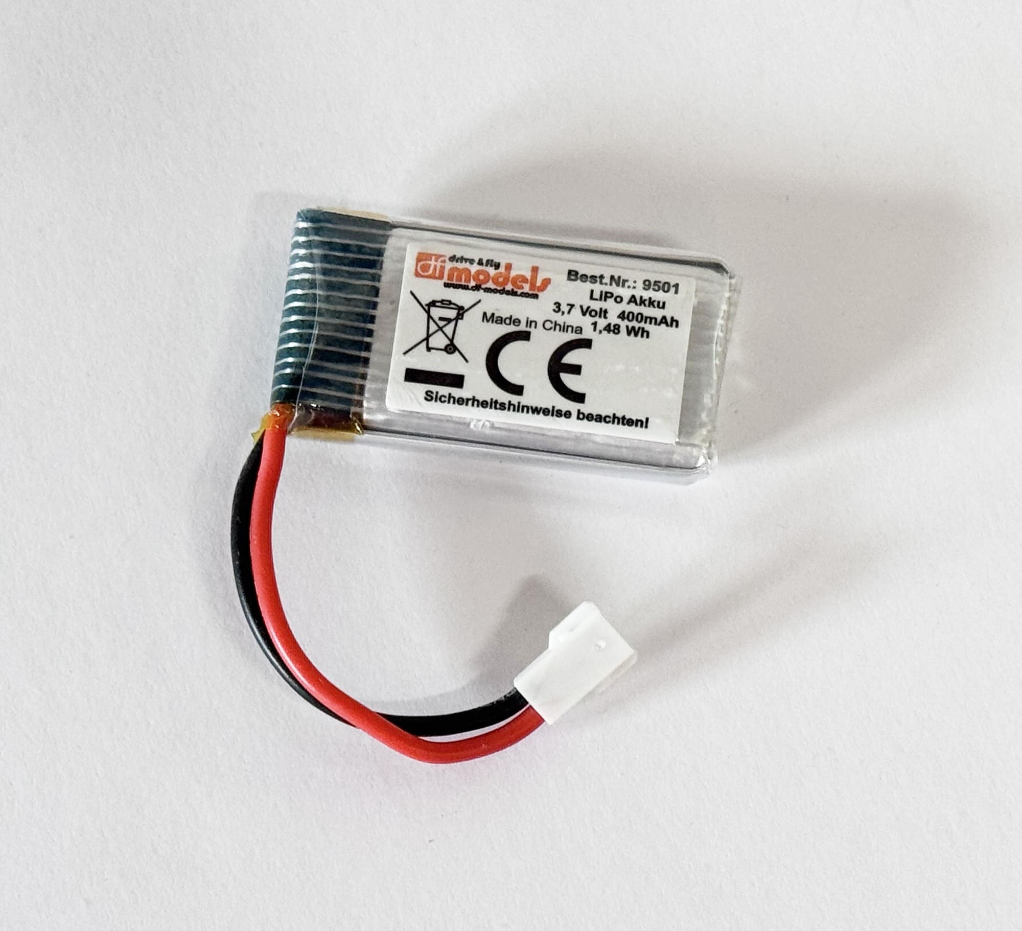 Drive - Fly Models LiPo Akku 3_7V - 400mAh zu 9500 - RC-Zubehoer
