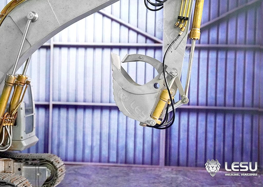 Lesu Greifschaufel hydraulisch fuer 36t-Bagger - RC-Zubehoer