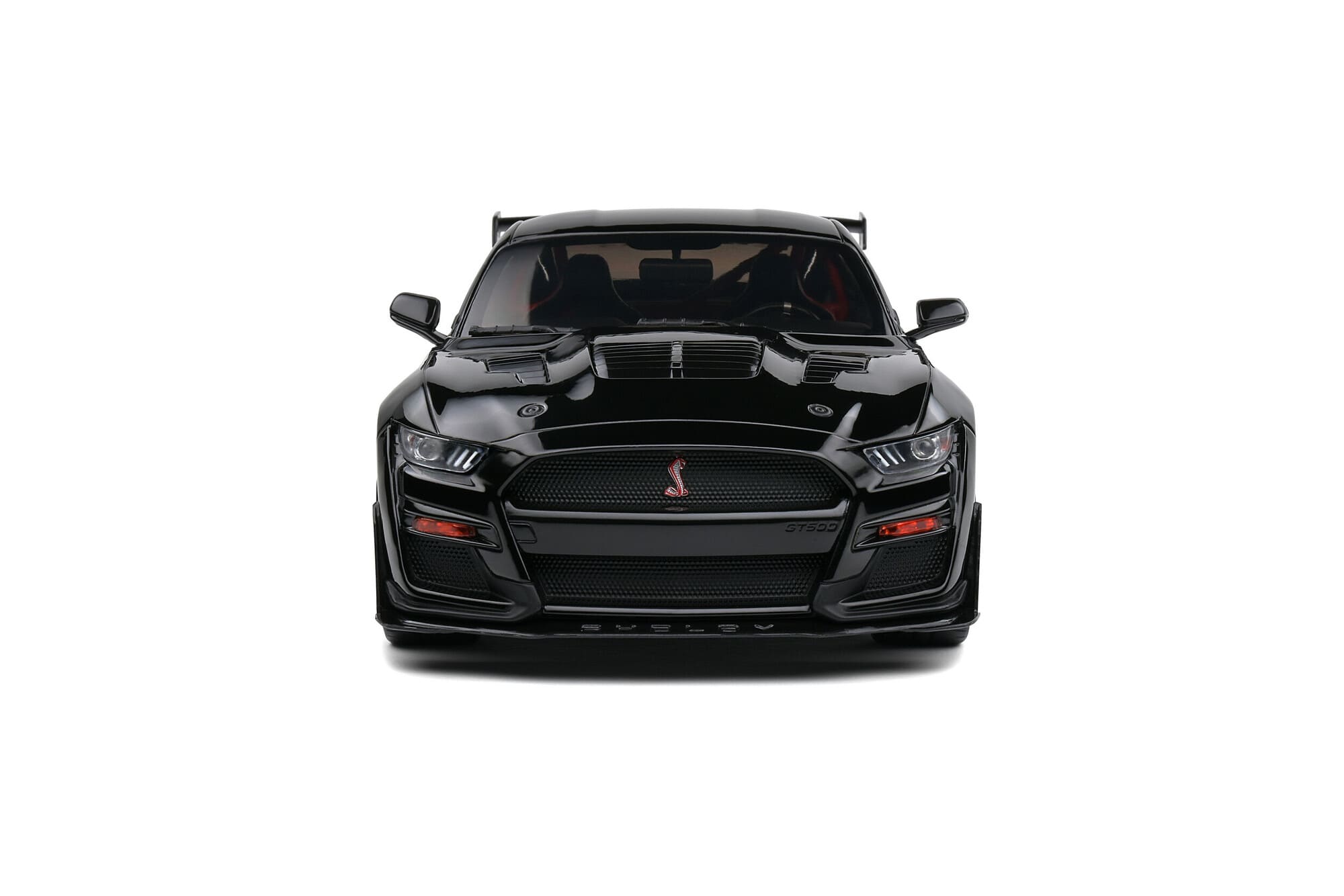 Solido Shelby GT500 Code Red Schwarz Standmodellauto im Massstab 1_18