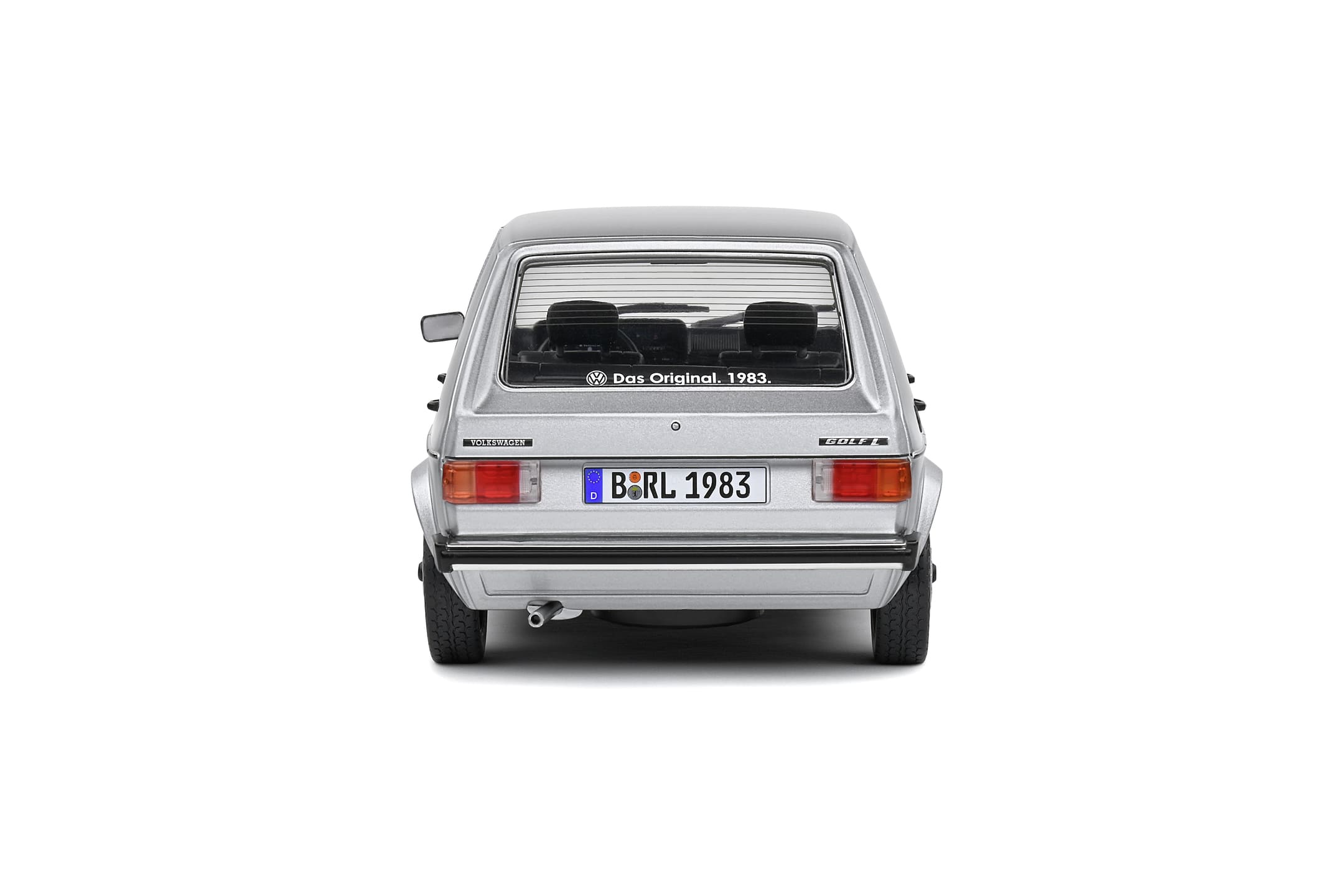 Volkswagen Golf L Modell 1_18 Silber 1983_ Die-cast Metall_ bewegliche Tueren