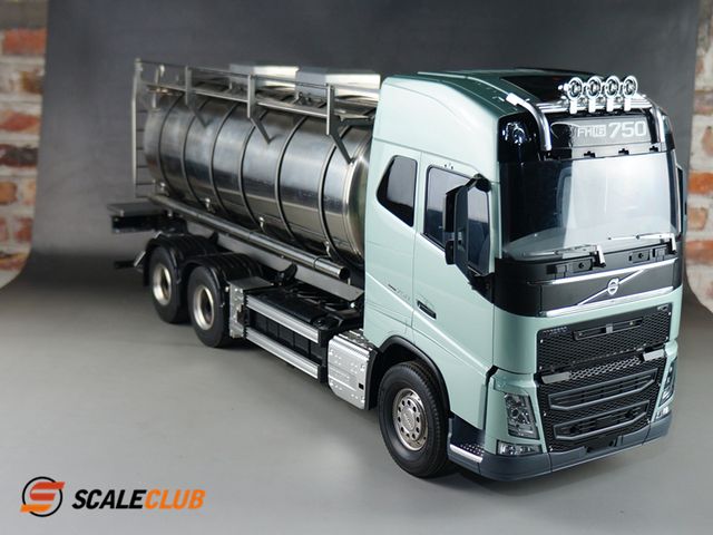 ScaleClub 1:14 Tankaufbau V2A für Gliederzug