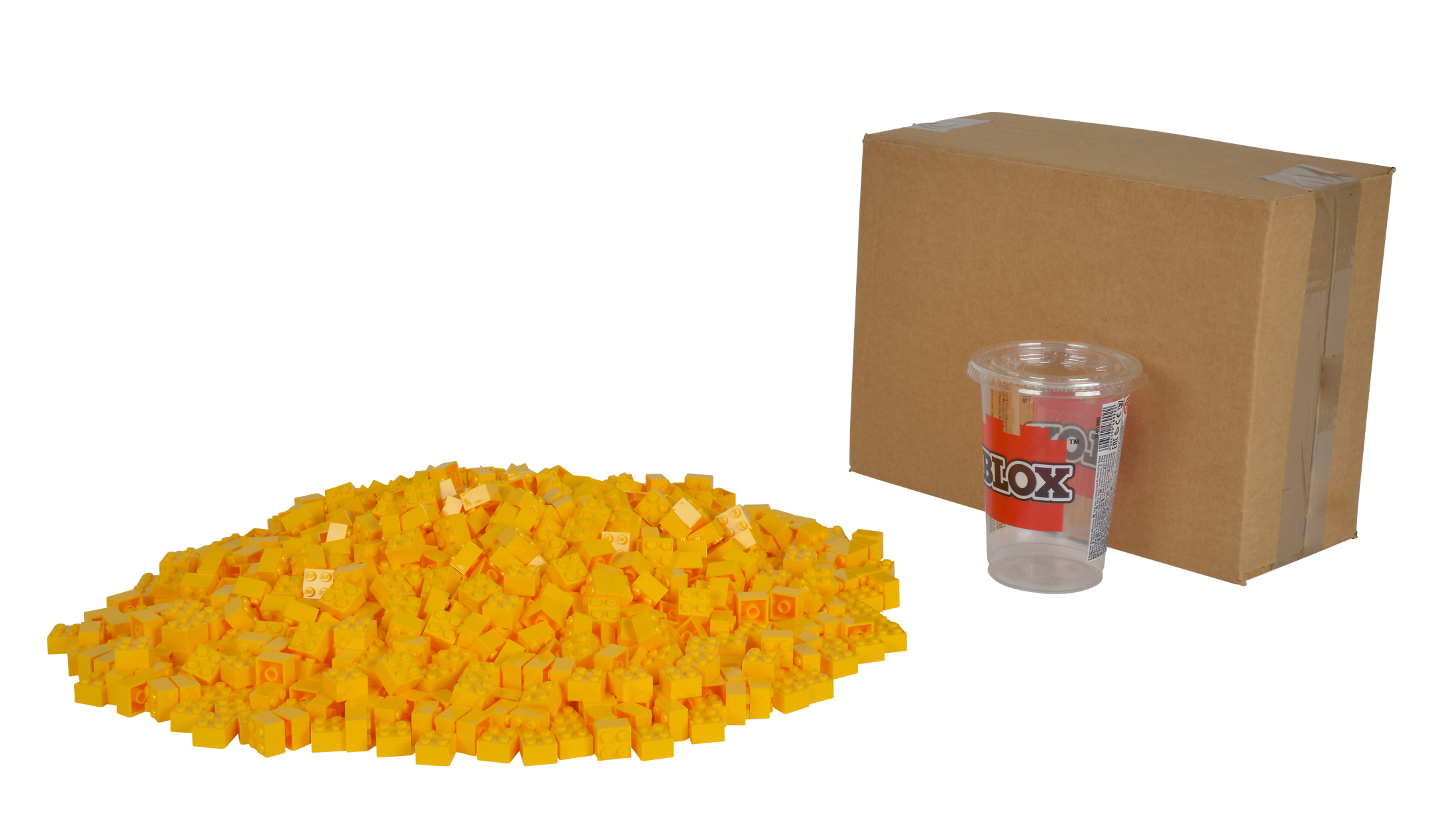 Androni Bausteine Blox 1000 gelb 4er Steine lose
